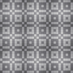 black and white square mosaic seamless pattern vector illustration