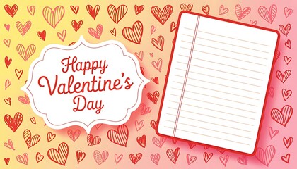 Celebrate valentine's day with a heartfelt note