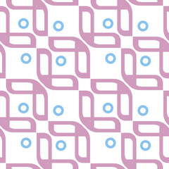 Seamless Geometric Pattern with Circles