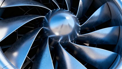 aeronautics turbine 16:9 aerospace Hero Banner 4K