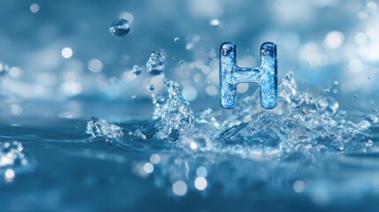 Hydrogen molecules pure wallpaper