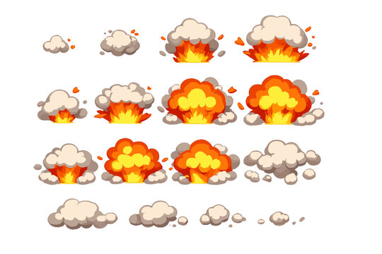 Explosion Animation Frames