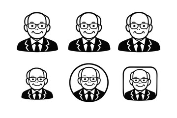 Fototapeta premium Businessman Icon Collection