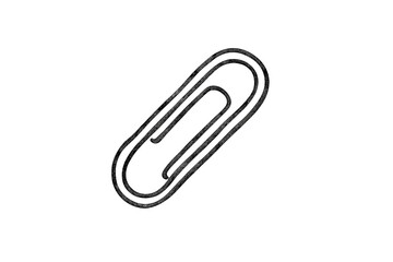 Obraz premium Paperclip on gradient background
