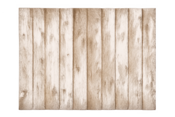Vintage vertical wood planks creating a rustic textured background with light brown timber grain, transparent background
