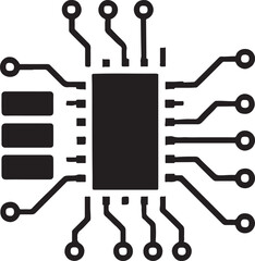 vector illustration of a circuit board