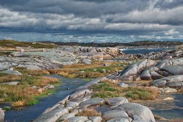 Rocky Terrain at Peggy's Cove in Halifax, Nova Scotia