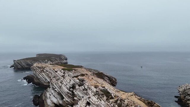 Baleal Peninsula and Ocean Waves