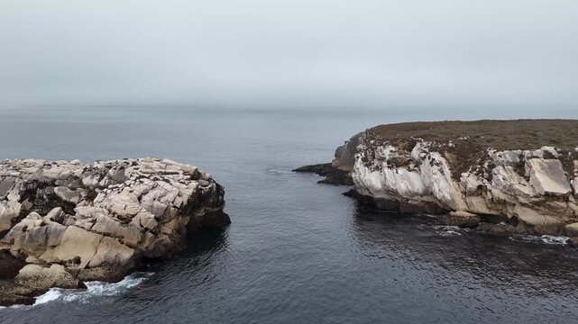 Portuguese Coastline and Atlantic Ocean