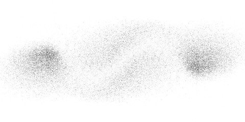 Monochrome stipple gradient, soft speckle bloom and haloed center, subtle vignette ring. Fine dot dispersion, airy fade, clean negative core; vector illustration