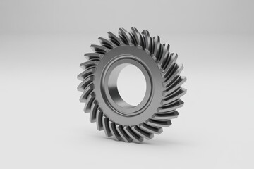 Bevel Gear on White