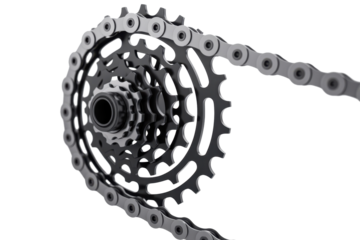 Bicycle cassette and chain