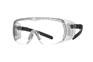 Clear safety goggles for eye protection
