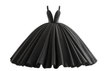Elegant Black Ball Gown