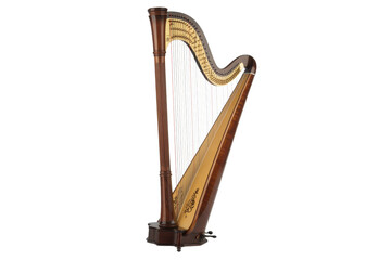 Elegant concert harp for classical music