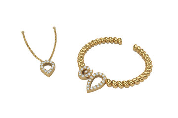 Elegant Gold Jewelry Set