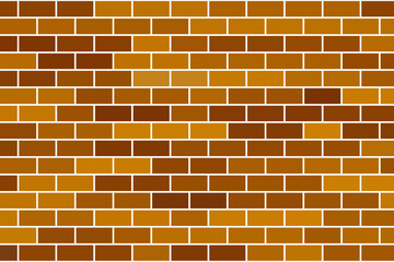 レンガの壁の背景イラスト