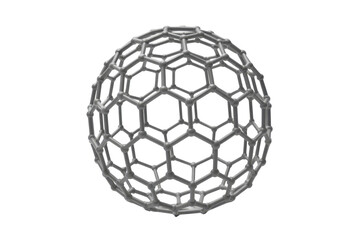 Obraz premium Fullerene molecule sphere