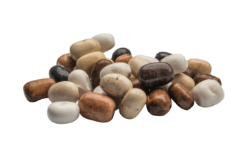 Pile of colorful candy coated chocolates