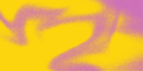 Grunge halftone gradient background. Faded grit noise texture. Colorful wallpaper. Retro pixelated backdrop. Anime or manga style comic overlay. Vector graphic design textured Grunge scratch template.