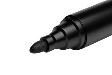 Black Marker Tip Close-up