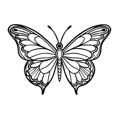 Butterfly escaping creative thoughts