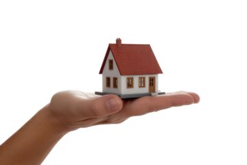 House in hand concept