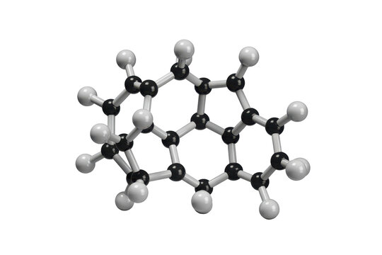 Molecular model of coronene