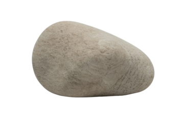 Smooth grey river stone