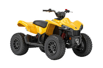 Yellow ATV Quad Bike