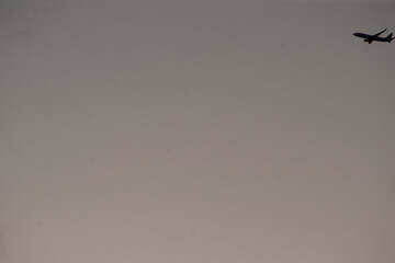 small airplane over pale morning sky, gentle ascent with soft pastel tones, optimistic commute vibe, longdistance route hinted by tiny silhouette, clear empty frame emphasizing