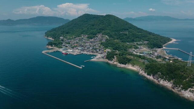 Janan Ogo lsland drone shot