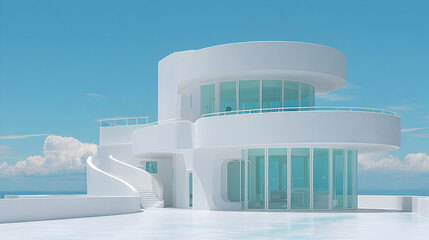 dise&ntilde;o de casa moderna innovadora minimalista de estilo surrealista dise&ntilde;o vanguardista iluminada y excentrica construccion abstracto y arte sobrio