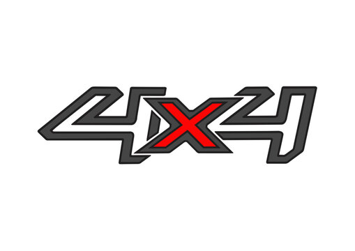 logotipo 4x4 vector