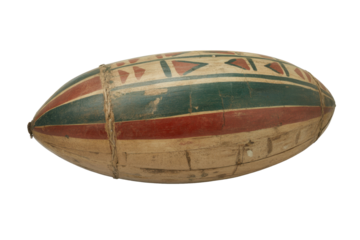 Vintage Native American Football, PNG