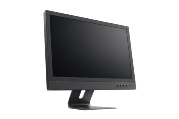 Modern computer monitor on a stand