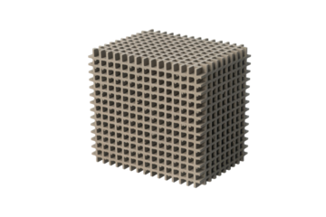 Porous Ceramic Catalyst Support Structure