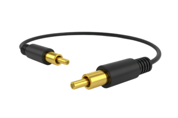 RCA cable with gold connectors