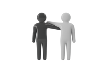 Supportive Friendship Concept