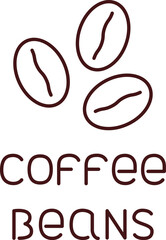 Obraz premium vector set of coffee beans