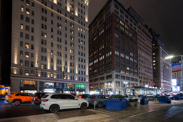 New York Avenue on a Winter Evening 