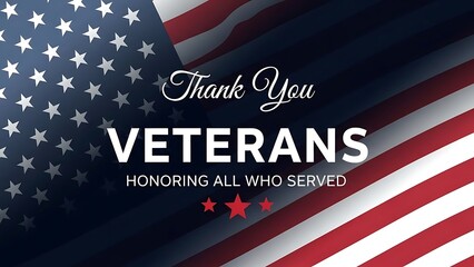 Honoring Veterans Day with American Flag Tribute