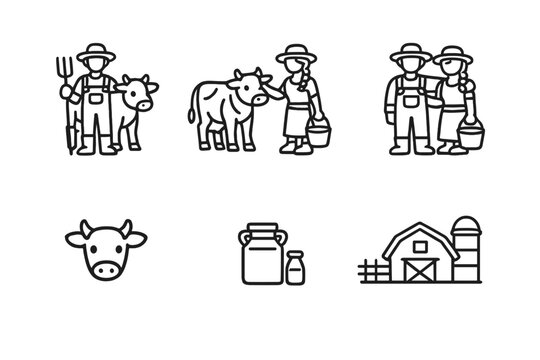 Farm Icons Set