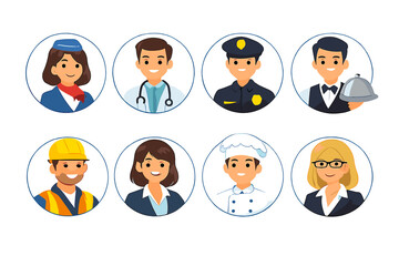 Diverse Professions Collage