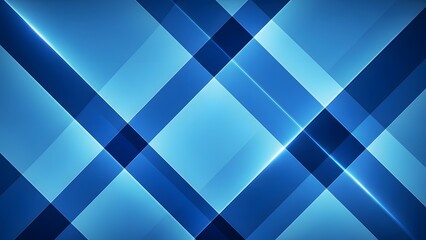 Abstract geometric background featuring blue gradient squares overlapping with a glowing central light effect. Ideal for modern designs, technology themes, business presentations, websites, and digita