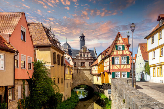 Altstadt, Marktbreit, Bayern, Deutschland 