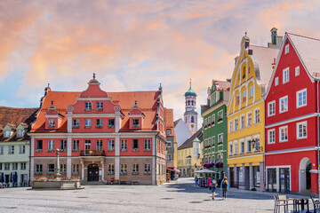 Altstadt, Memmingen, Deutschland 