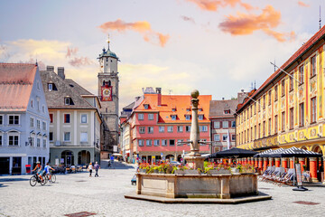 Obraz premium Altstadt, Memmingen, Deutschland 