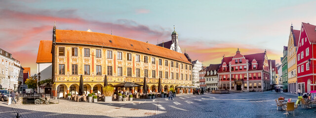 Altstadt, Memmingen, Deutschland 