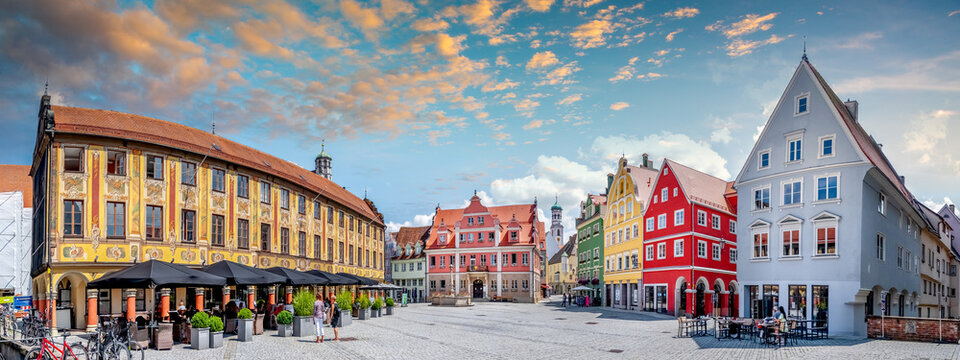 Altstadt, Memmingen, Deutschland 
